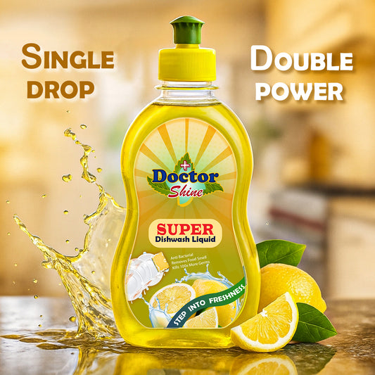 Doctorshine Super Dishwash Liquid 250ml (Pack of 5)